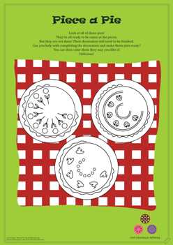 09 Pie Day 2018 Activity Page - colored background